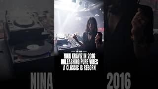 Nina Kraviz deep in the groove in 2016 ⚡️⛓