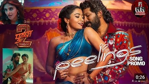 PEELINGS Song (Video) - Hindi | Pushpa 2 The Rule | Allu Arjun | Rashmika M | Sukumar | DSP #music