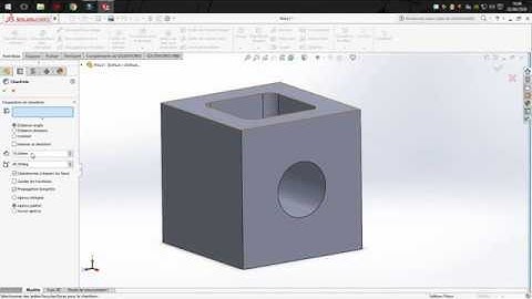 Tutoriel solidworks pour débutant partie N° 1