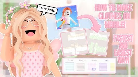 HOW TO MAKE YOUR OWN ROBLOX CLOTHING ON MOBILE *USING MAKERBLOX*
