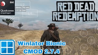 Red Dead Redemption 1 (PC) | Winlator Bionic CMOD | Poco X3 Pro Gameplay Settings