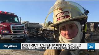 Bitterly cold weather poses challenge for firefighters