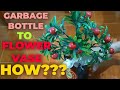 Dont just garbage your empty bottle convert into flower vase