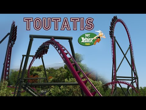 TOUTATIS | Parc Astérix New for 2023 4-Launch Roller Coaster | No Limits 2