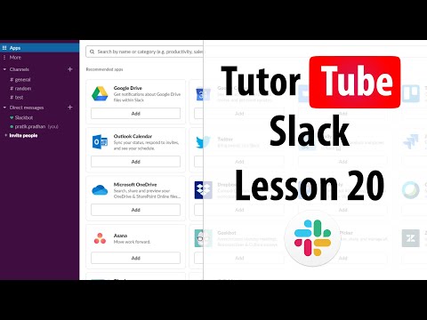 Slack Tutorial - Lesson 20 - Slackbot