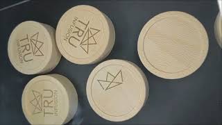 Celebrity CCD Visual Positioning Laser Marking Wood Products Profile