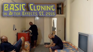 Basic Cloning in Adobe After Effects CC 2015 Tutorial - VFX Therapy #01