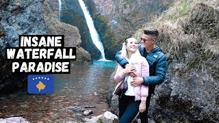 We Found PARADISE In KOSOVO! White Drin Waterfall, PEJA! The BEST Of KOSOVO!