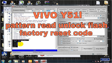 mi oppo - vivo y51l - pattern read unlock - password - factory reset - by miracle box