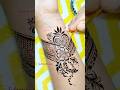 Stunning Arabic Inspired Heavy Floral & Heart Mehndi Design 🌸 #mehndi #shorts #viral #arabicmehndi
