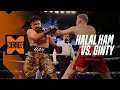 Narrow showdown  halal ham vs ginty full fight