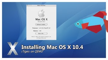 Installing Mac OS X 10.4 Tiger on QEMU