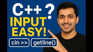 How To Take Input From User In C++ | cin & getline | C++ Beginner Tutorial | Hindi & Urdu Tutorial