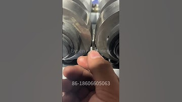 Thread rolling machine BM12 test for bolt threading