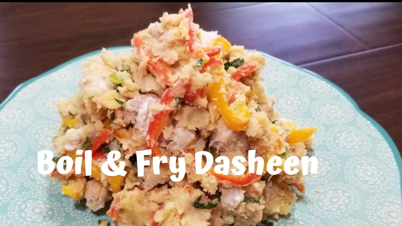 Boil And Fry Dasheen | Vegan - Episode 756