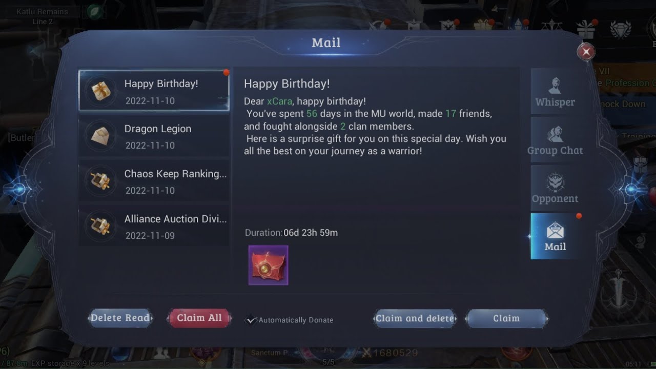 MU 3 Origin. Clan System