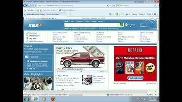 Windows 7: Internet Explorer 8