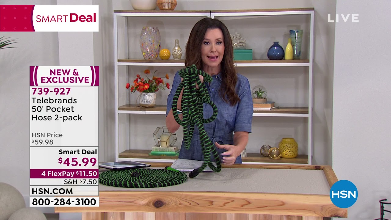 Telebrands 50' Pocket Hose 2pack