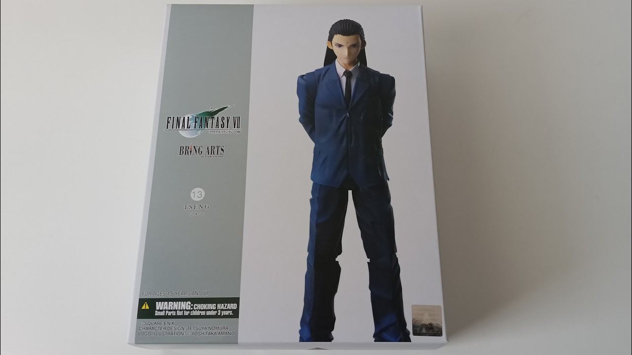 Square Enix Bring Arts Final Fantasy VII Tseng Figure unboxing