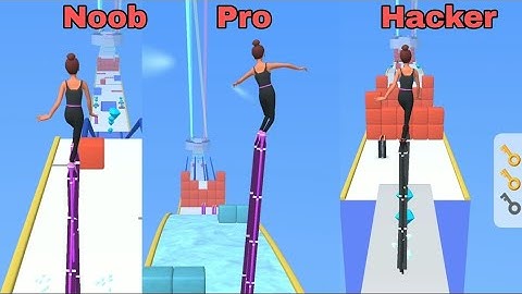 Noob Vs pro Vs Hacker || High Heels 👠|| Gameplay