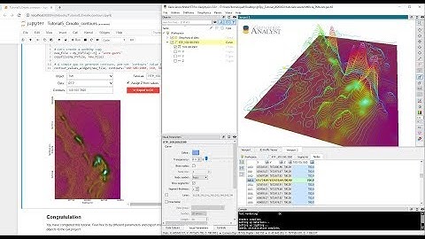 Tutorial 5 - Create contours with Geoscience ANALYST and Python