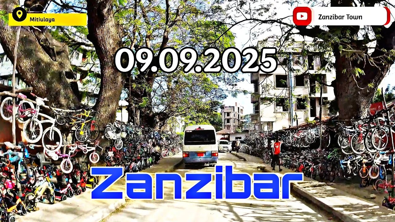 Zanzibar tar 09.09.2025 maeneo ya Darajani Malindi  Miti ulaya Mwembeladu Kijangwani @zanzibartowns 