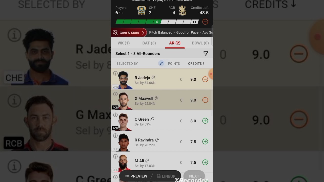 CSK vs RCB / CSK vs RCB dream11 prediction / csk vs rcb dream11 prediction / che vs rcb dream11 team