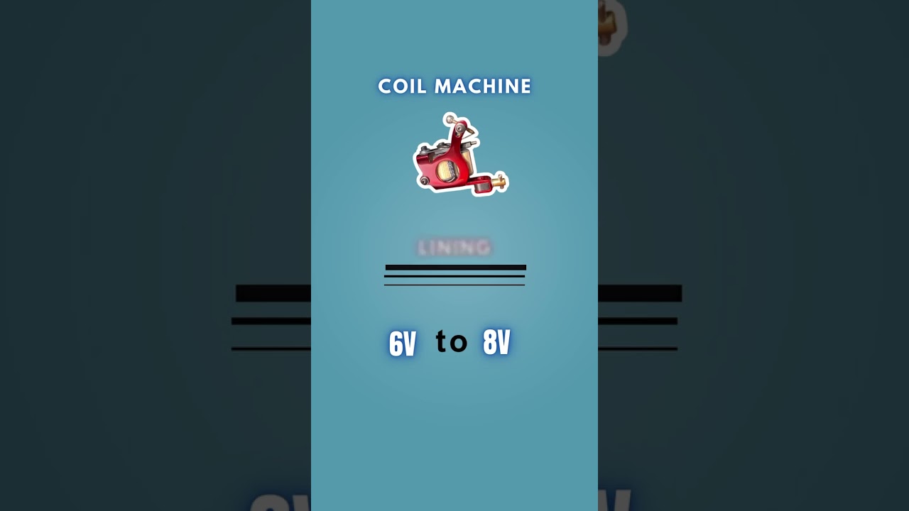 Which voltage should you tattoo with? Ans here