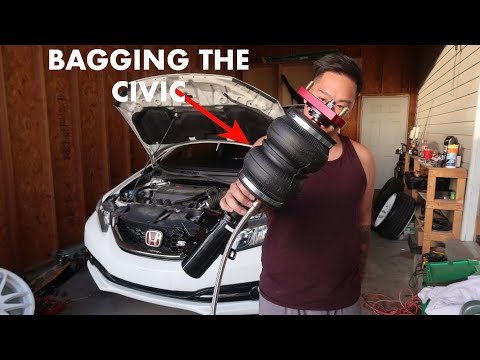 HOW TO INSTALL AIR SUSPENSION ON YOUR HONDA CIVIC SI