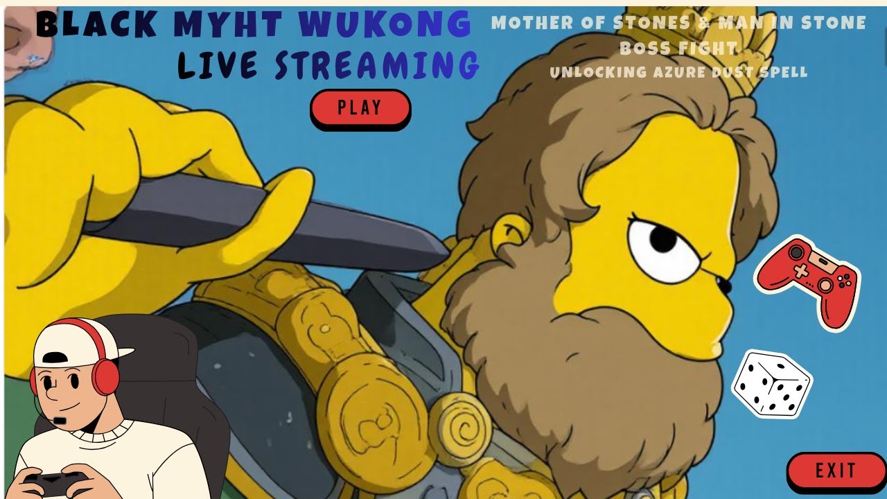 Black Myth Wukong LIVE 🔴 |Mother Of Stones & Man In Stone Boss Fight | Unlocking Azure Dust Spell |