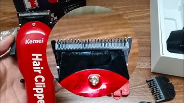 Review Tông đơ cắt tóc Kemei | Tông đơ lưỡi kép chuyên Fade ( 0966625755 )