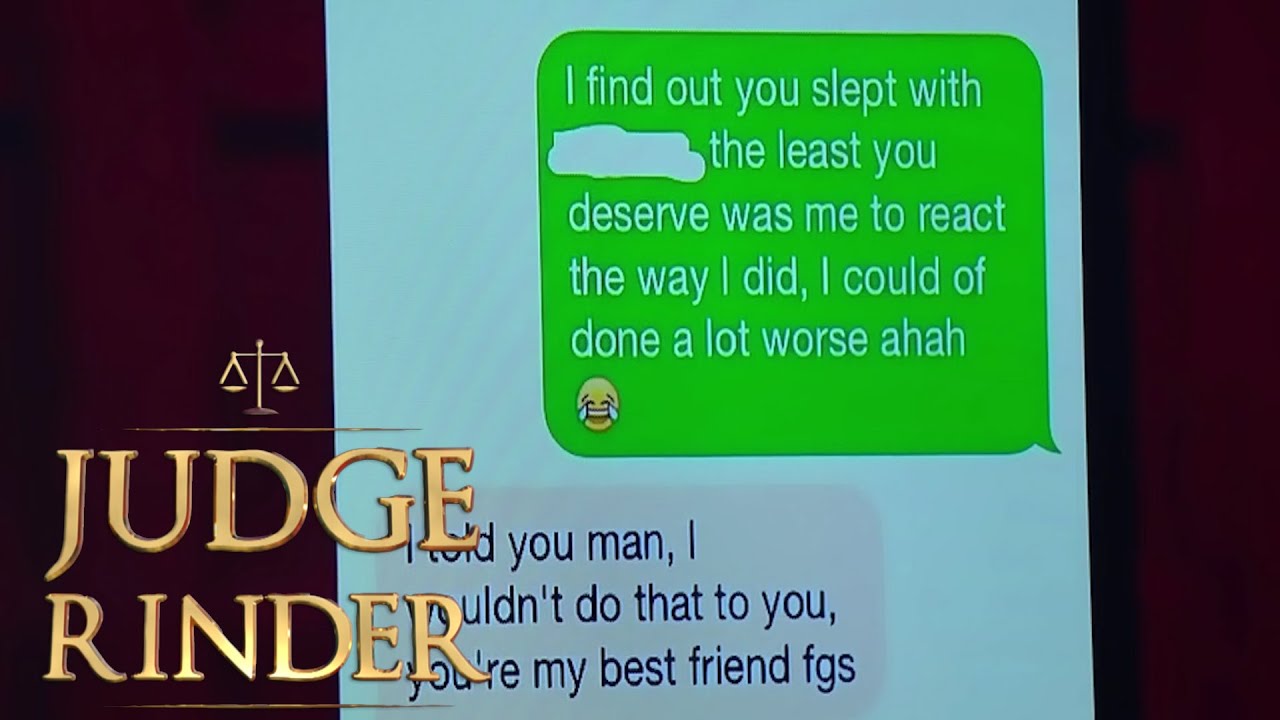 Judge Rinder Reads Threatening Texts | Judge Rinder