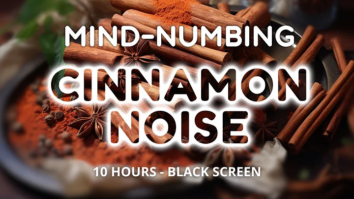 Mind-numbing Cinnamon Noise - Sleep, Tinnitus Relief, Study and Focus | BLACK SCREEN 10 Hours