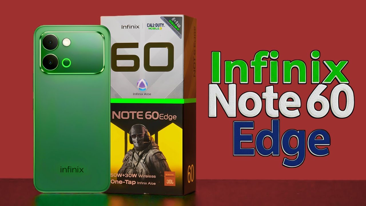 Infinix Note 60 Edge 1st Look in Pakistan - infinix Note 60 Edge Price With Unboxing & Review in Pak