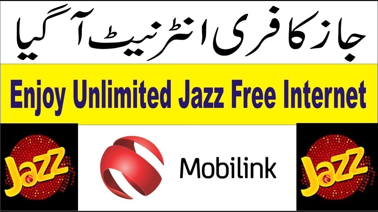 Jazz warid unlimited free internet 2019