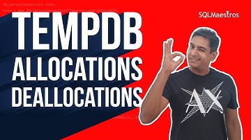 Tempdb Allocations and Deallocations