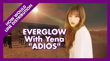 How would EVERGLOW With Yena sing ADIOS | Line Distribution