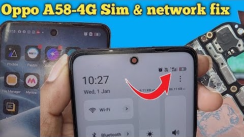 Oppo A58 4G Sim & network problem fix | 1000% solution by mobile r sikhe