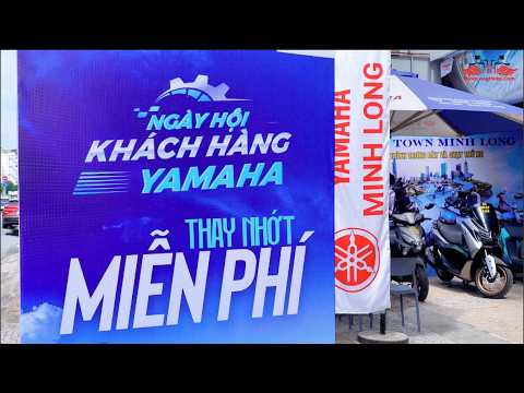 RECAP: CHương trình thay nhớt free, nhận voucher miễn phí cùng Yamaha Minh Long 2 #minhlongmotor