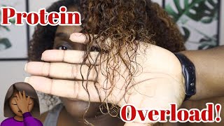 PROTEIN OVERLOAD ON NATURAL HAIR | Signs of Protein Overload + How to Fix it