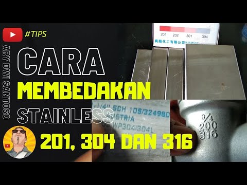 Video: Apakah stainless bereaksi dengan galvanis?