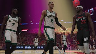 BOSTON CELTICS vs MIAMI HEAT FULL GAME 3 [ NBA 2K24 GAMEPLAY  PS5 4K UHD #nba