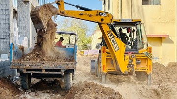 Jcb3dx & swaraj tractor