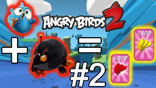 Angry Birds 2 - Part 2 - New 2020 - They Helped Me Get 13,500 YELLOW , RED FEATHER! #DailyGameCenter screenshot 2