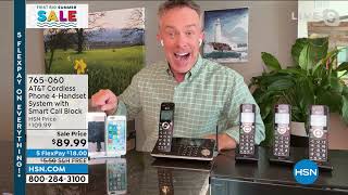 AT T Cordless Phone 4Handset System with Smart Call Block