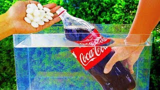 Mentos Vs Coca Cola Underwater