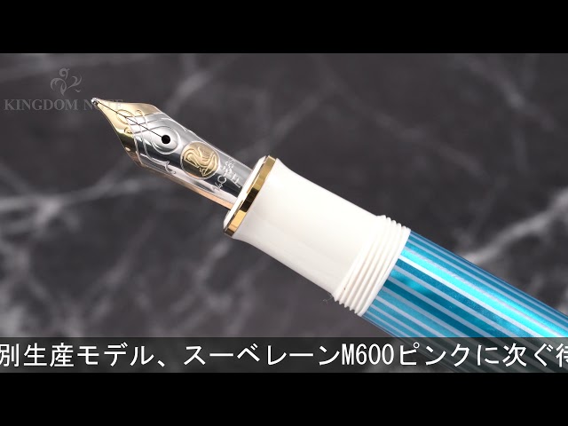 Pelikan ペリカン 万年筆 スーベレーン M600 ターコイズホワイト F