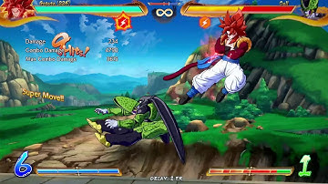 DBFZ SSJ4 Gogeta Level 0 Double Back Dash Combo Challenge Can You Make This A T.O.D Combo ?