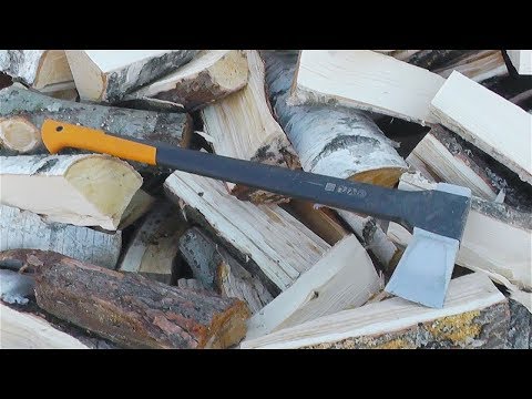 Обзор на ТОПОР КОЛУН Fiskars X25 XL и про колку дров