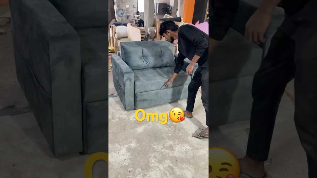 space saving sofa bed | space saving furniture | do go 24h | sofa cum bed || bed #shortvideo Nagpur